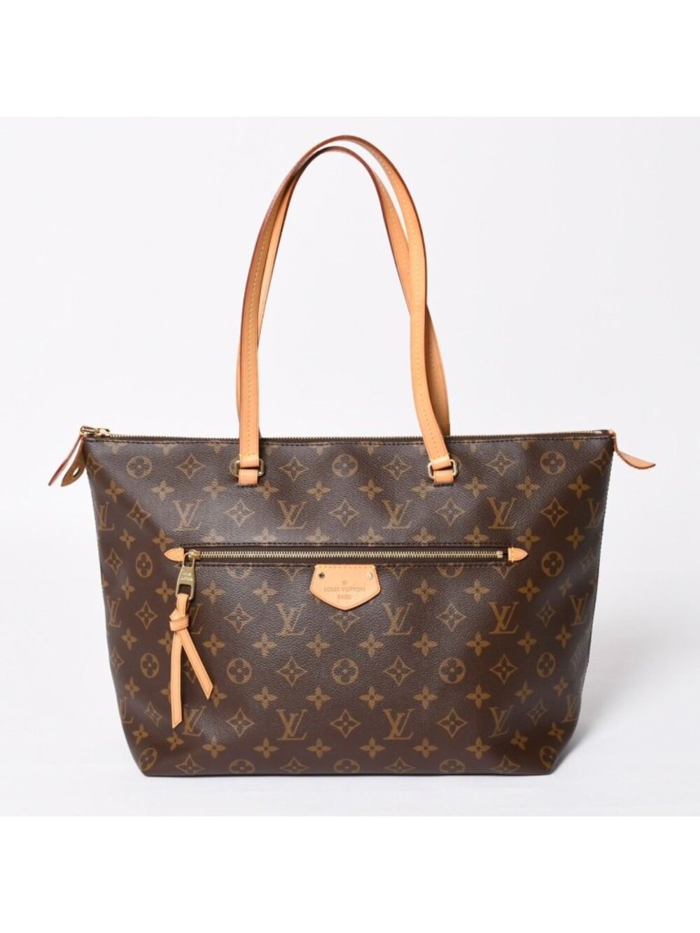 Louis Vuitton Iena MM Tote Bag Monogram Brown Gold